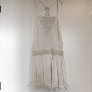 Rip Curl white beach / swim cover-up dress - S